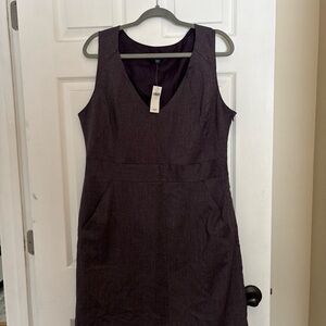 GAP Purple Sleeveless V Neck Dress NWT